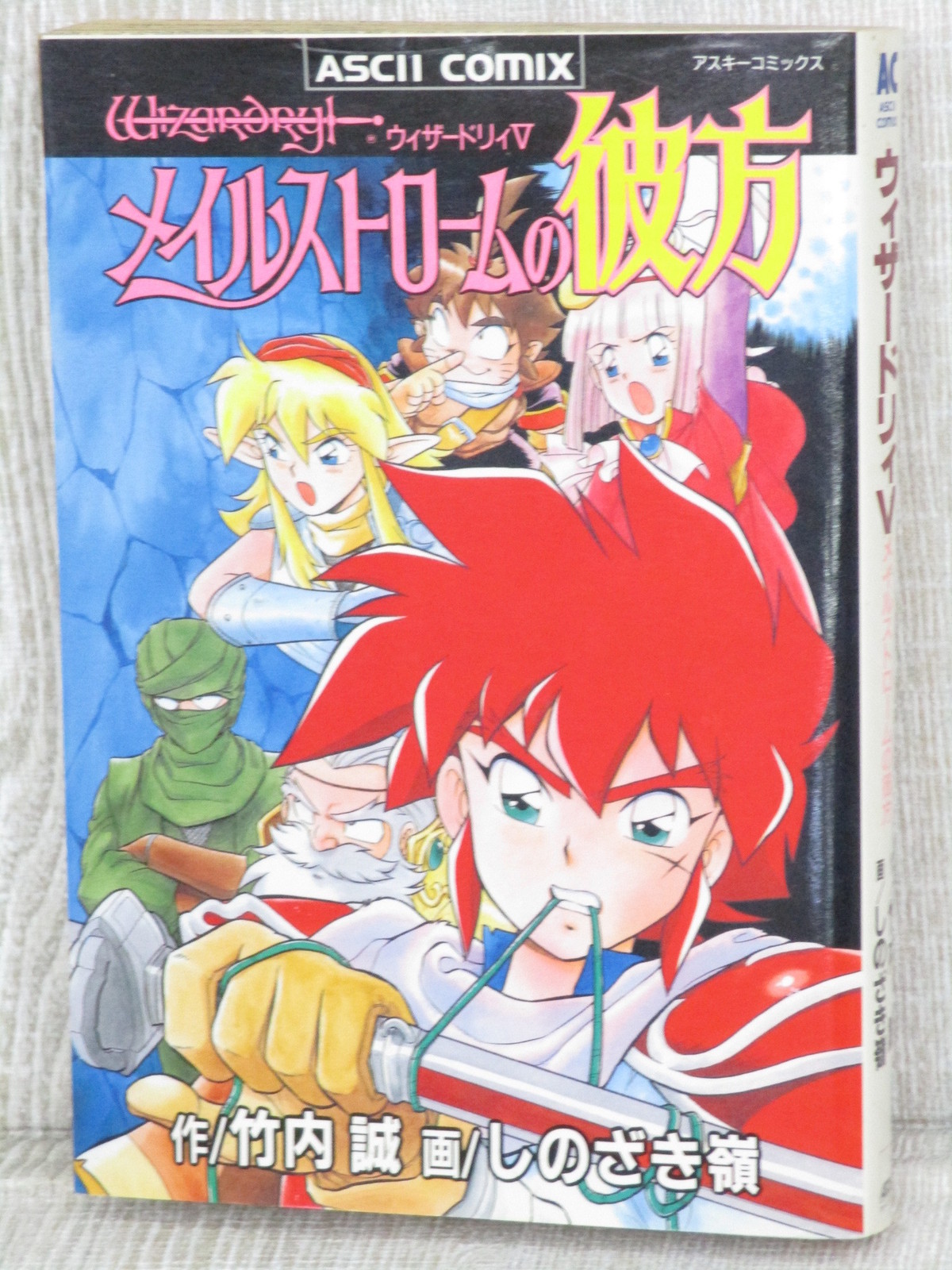 WIZARDRY V 5 Maelstrom no Yukue Manga Comic REI SHINOZAKI 1993 SNES Book AC62