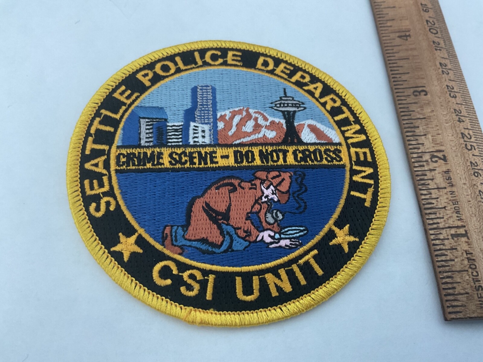 Seattle Police Department CSI Unit collectable patch new full size