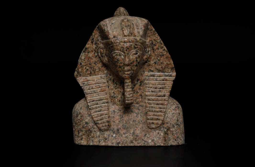 Authentic Ancient Egyptian Antique Rare King Khafre Head Statue Figurine BC