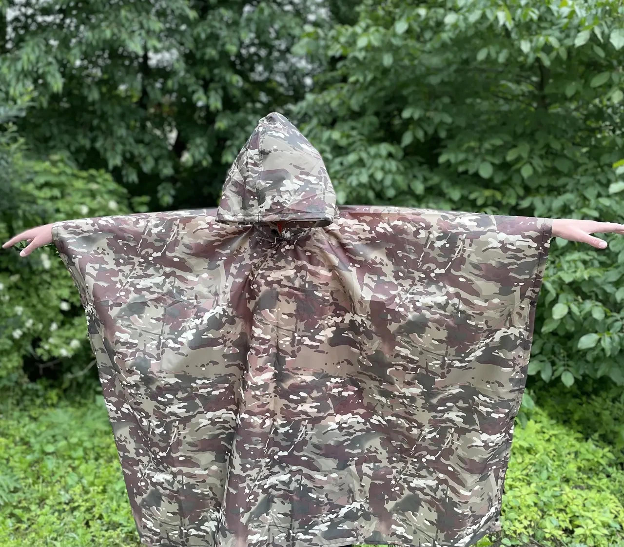 Anti- thermal imager raincoat poncho multicam💛💙