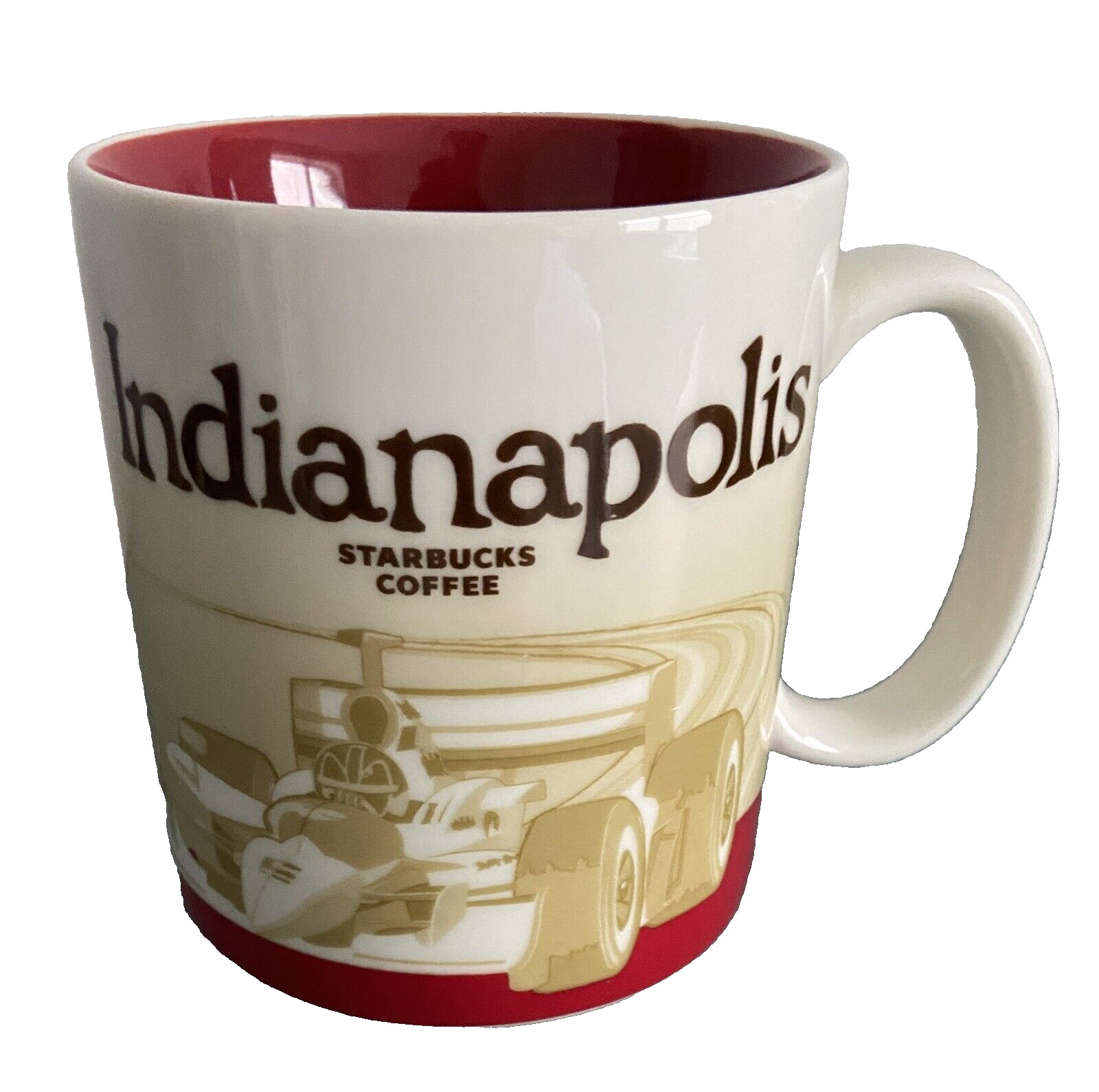 Starbucks Coffee Indianapolis Global Icon Series Mug Indy Car 2012 Racing
