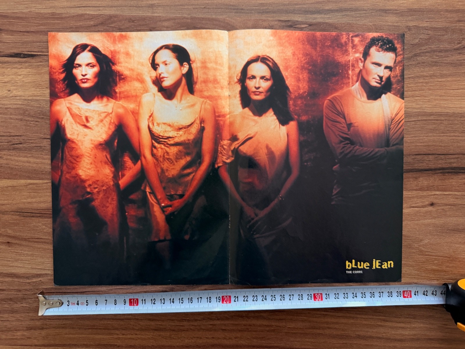 The Corrs Blue Jean Magazine Poster Vintage Rare Music Collectible 44x30 cm