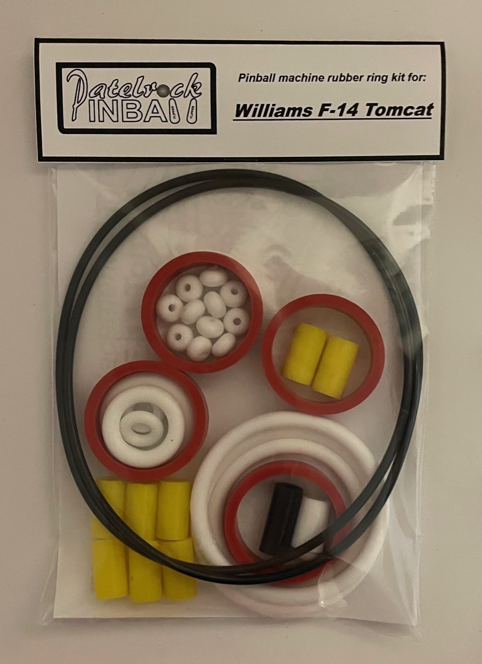 1987 Williams F-14 Tomcat Pinball Machine Rubber Ring Kit