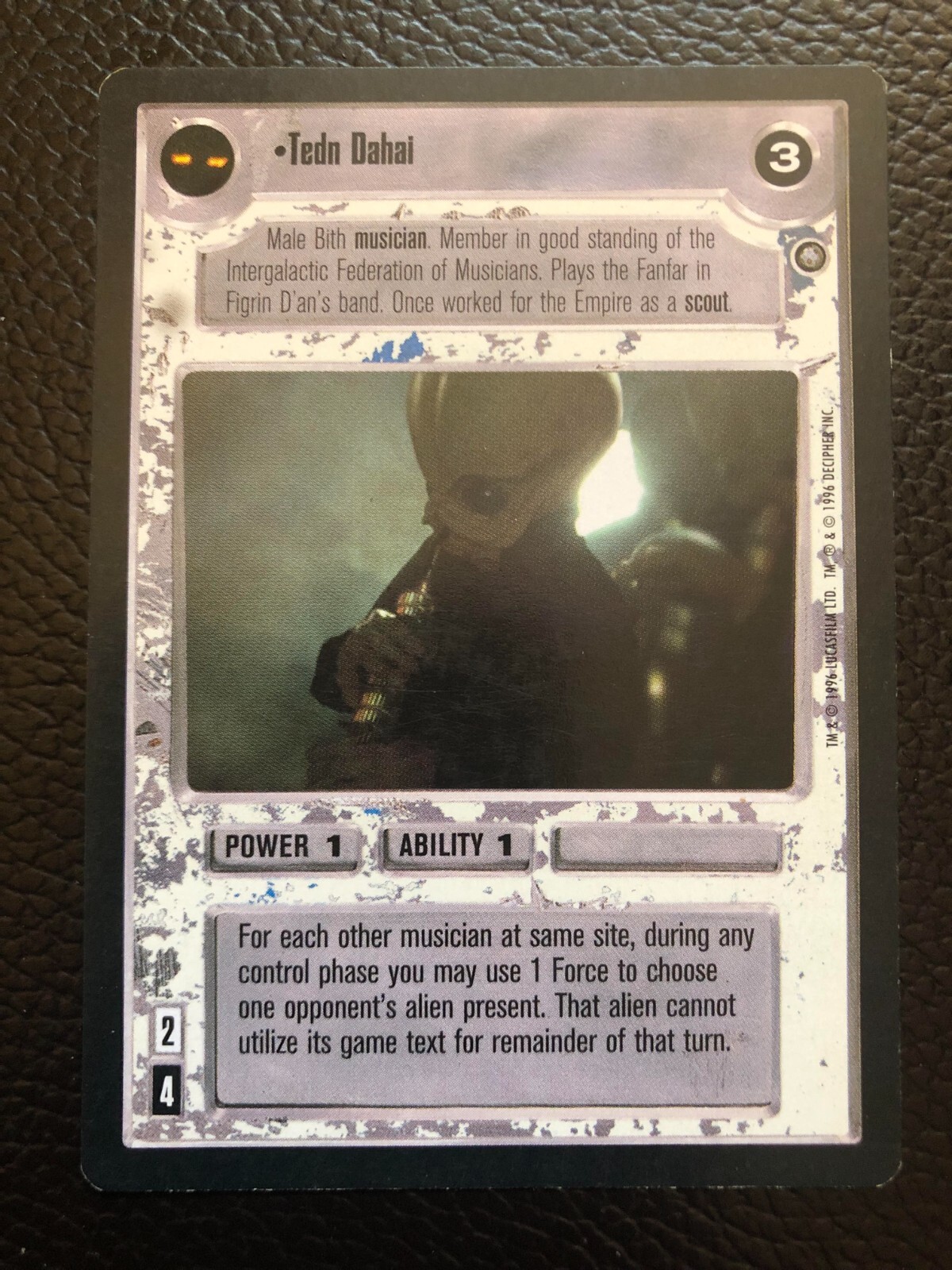 Star Wars CCG SWCCG Sealed Deck Enhanced Premiere Tedn Dahai LP/NM