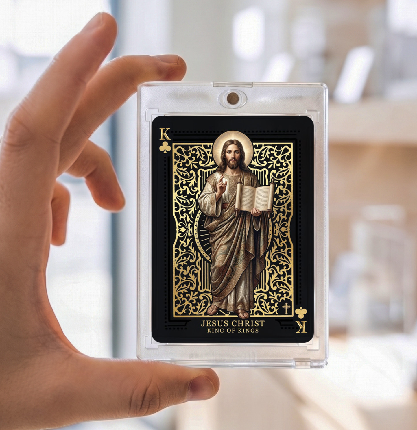 Jesus Christ Trading Card | Holographic | All Kings Collectible | GLRC Card Co