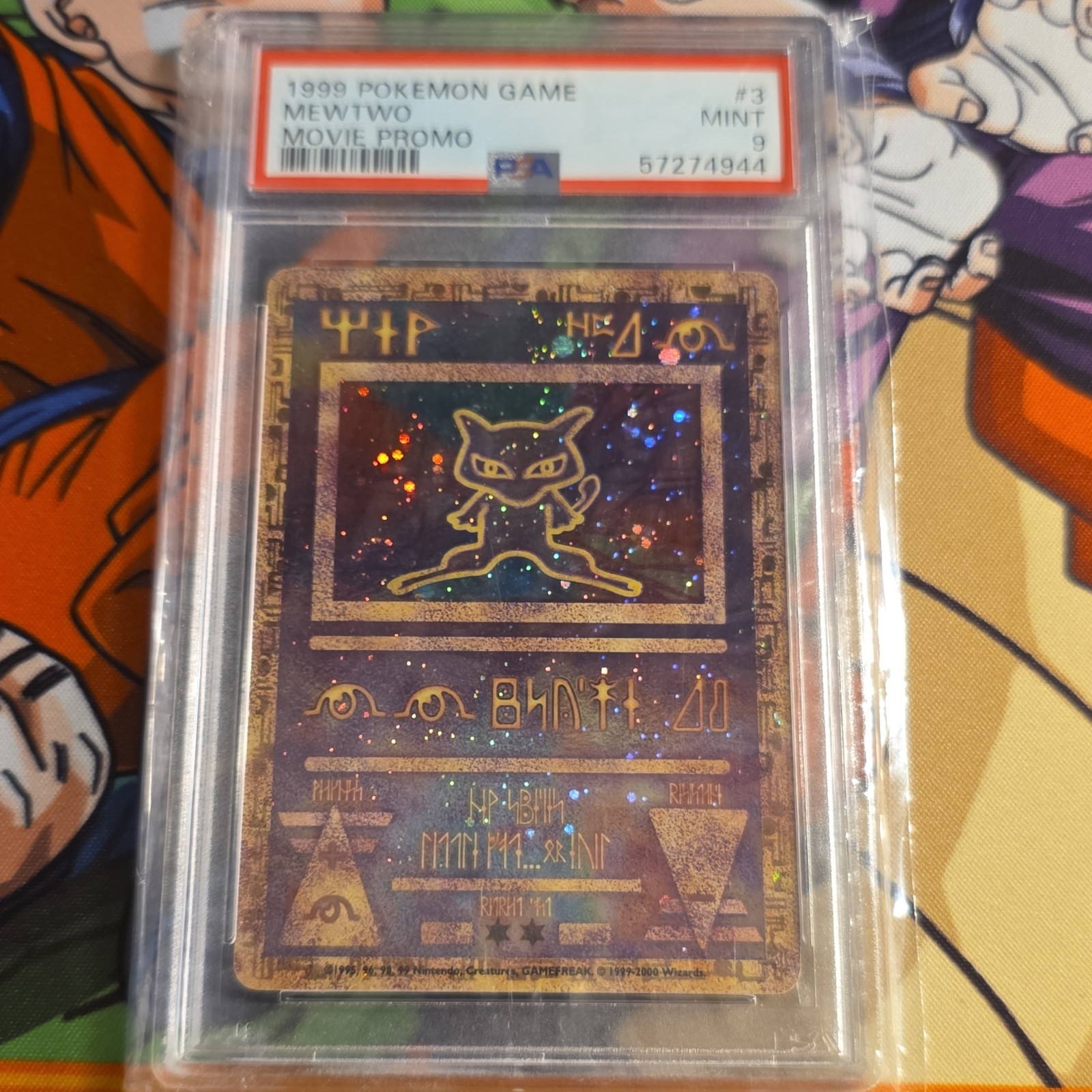 Wizards 1999 Pokémon Game Mewtwo Movie Promo Card #3 PSA 9 Label Error