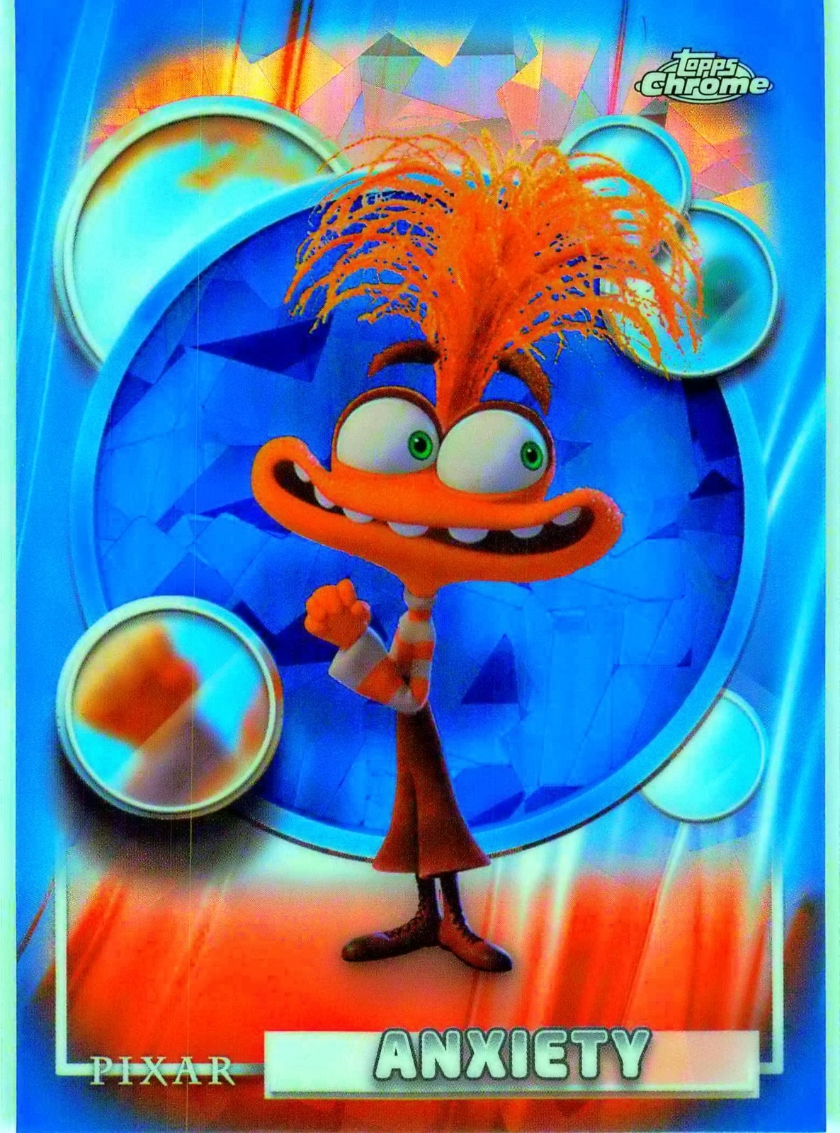 2026 Topps Chrome Disney Sapphire Edition #177 Anxiety