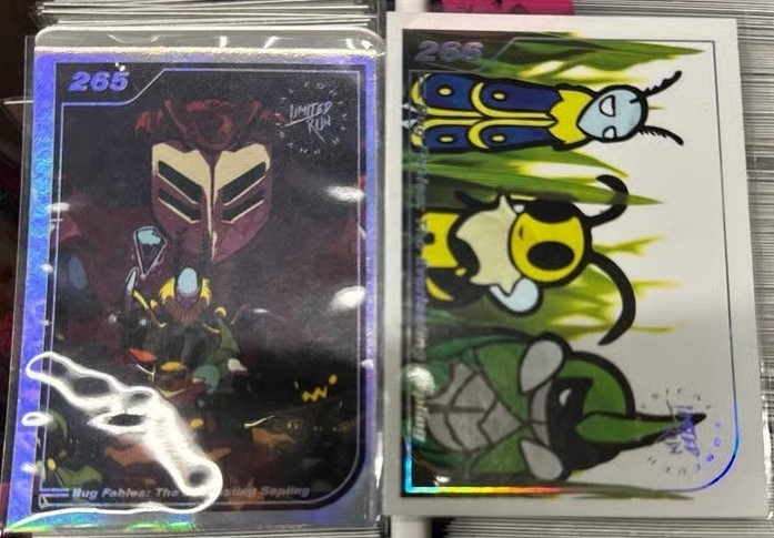 Limited run games series bug fables silver card 265 266 trading card series 2
