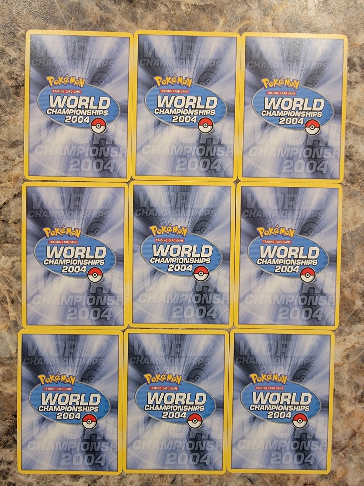 2004 World Championship Energy Pokemon collectible cards Lot of 9cards.  A176