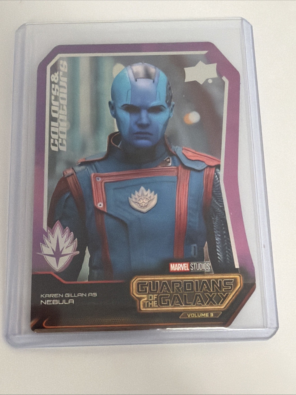 2024 Upper Deck Guardians Of The Galaxy Vol. 3  Nebula Cc-2 Purple 1/3
