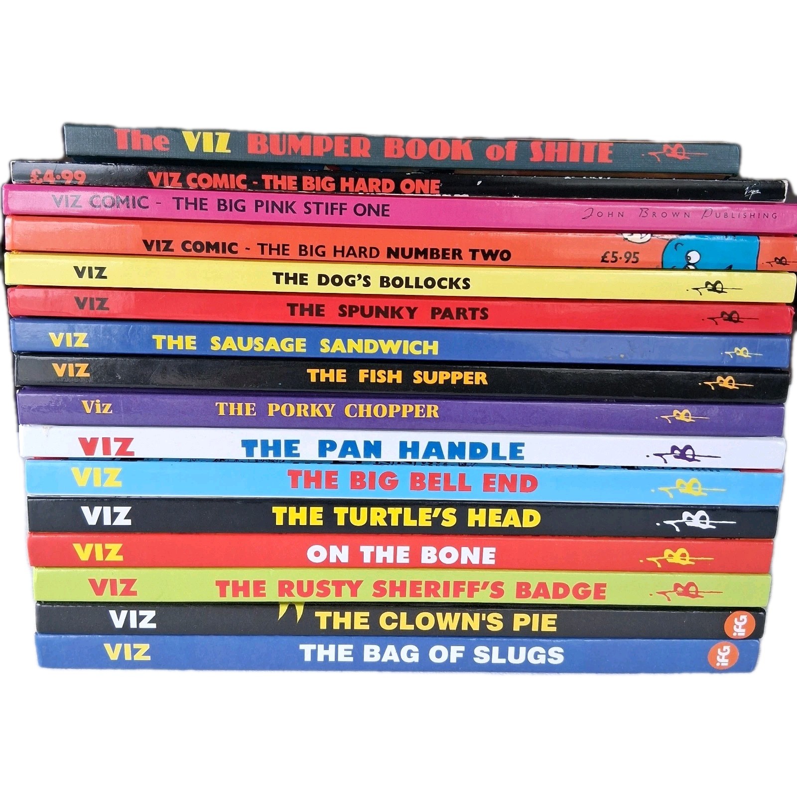 Vintage VIZ Graphic Adult Comic Book- LOT of 16 Most R\' 1st Printing HC Funny 😁