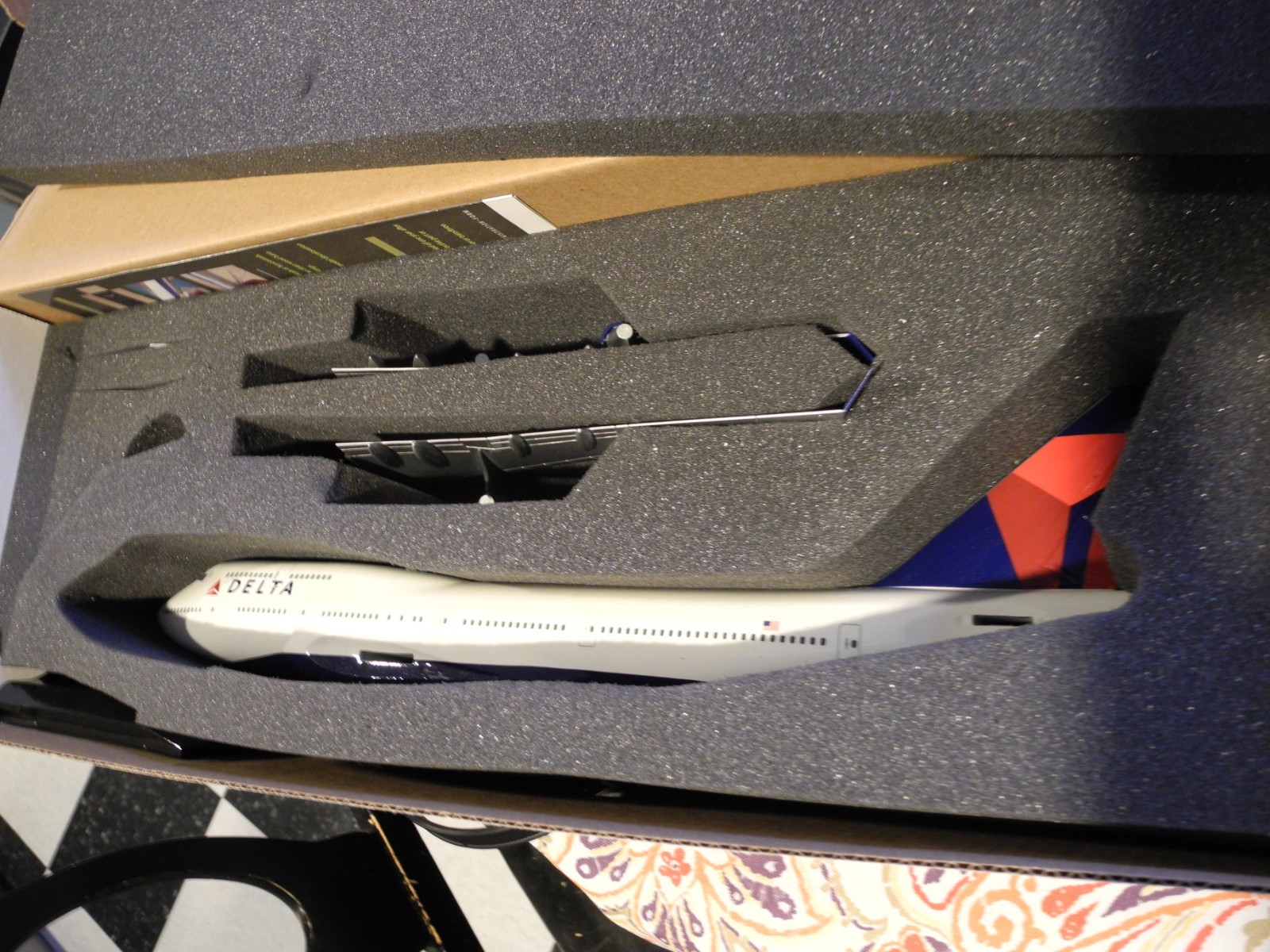 Collectors' FIND, PACMIN, Boeing 747 DELTA AIRLINES, 1:144, Brand New, RARE
