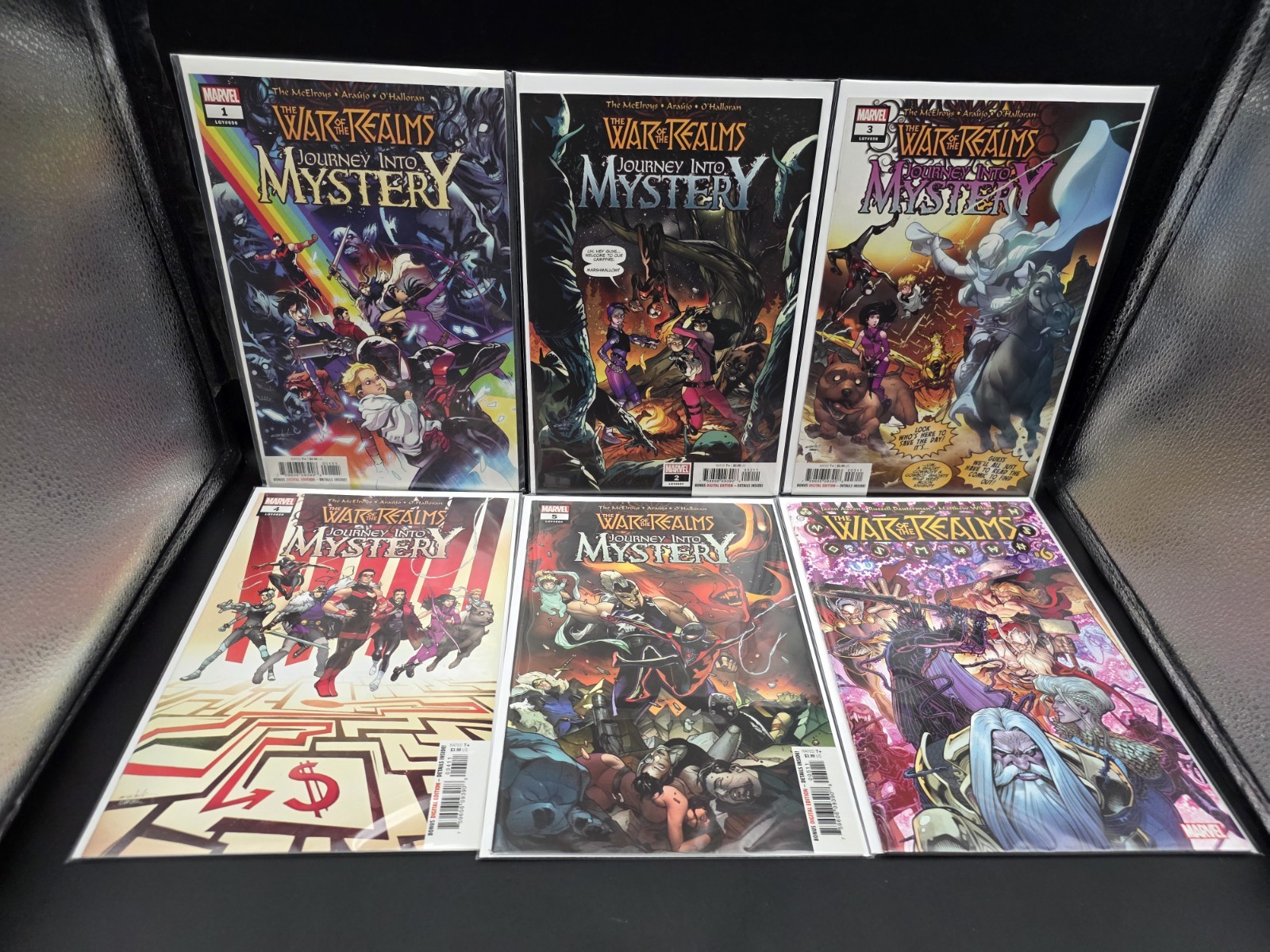War of the Realms Journey Into Mystery #1-5 + bonus #6 Complete Set Marvel 2019 