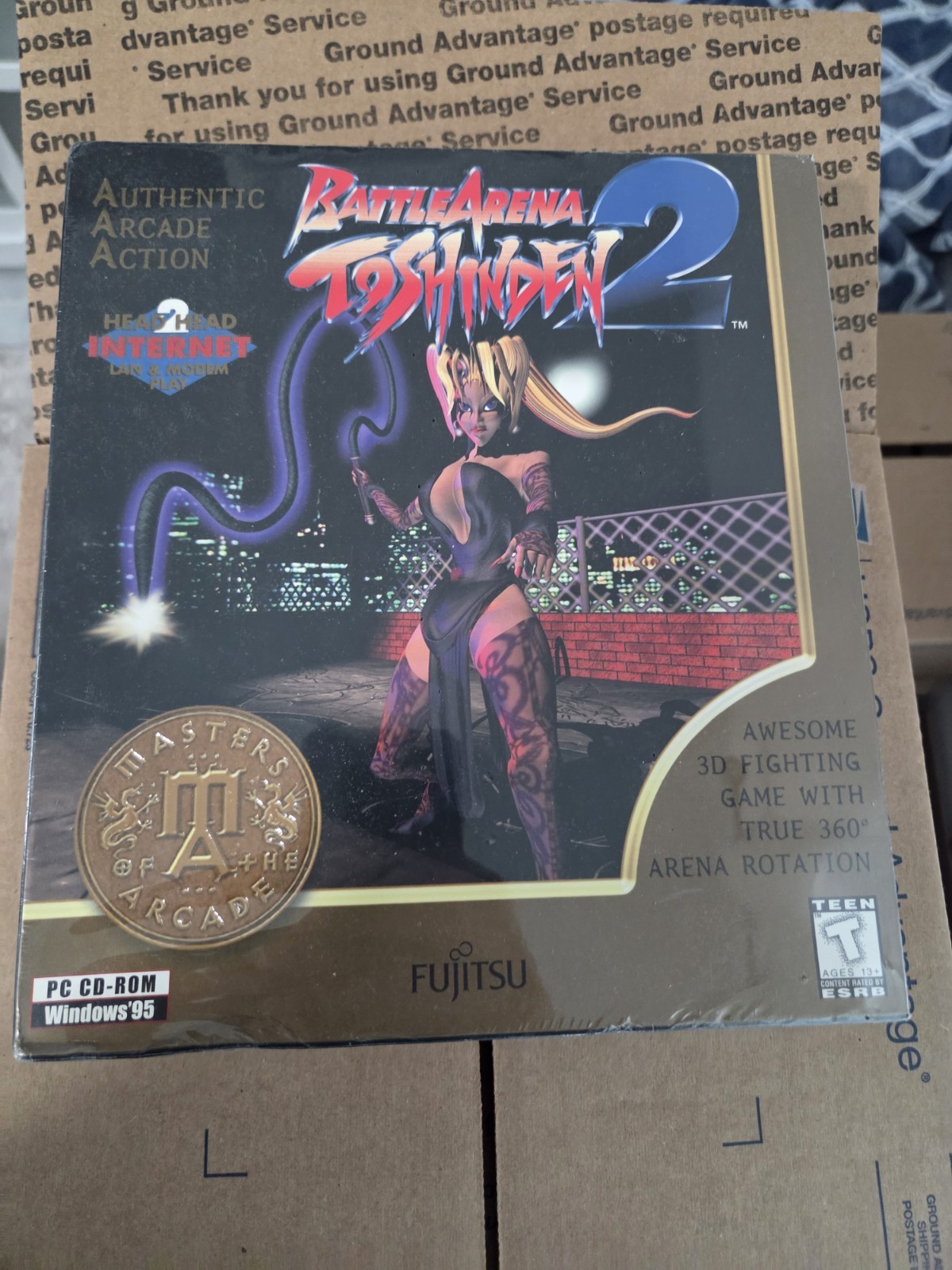BATTLE ARENA TOSHINDEN 2 MASTERS ARCADE PC NEW