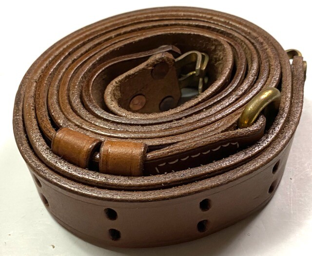 WWII US ARMY M1918 A2 BROWNING BAR RIFLE LEATHER CARRY SLING