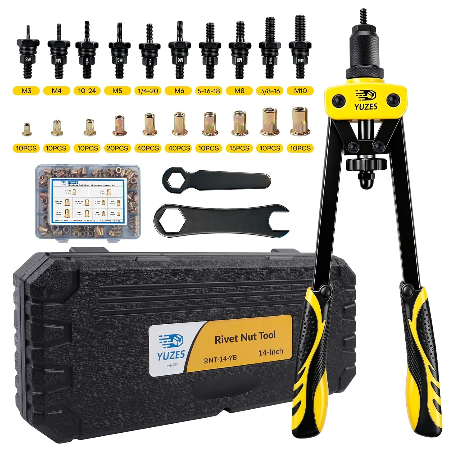 Rivet Nut Tool Kit, 14\