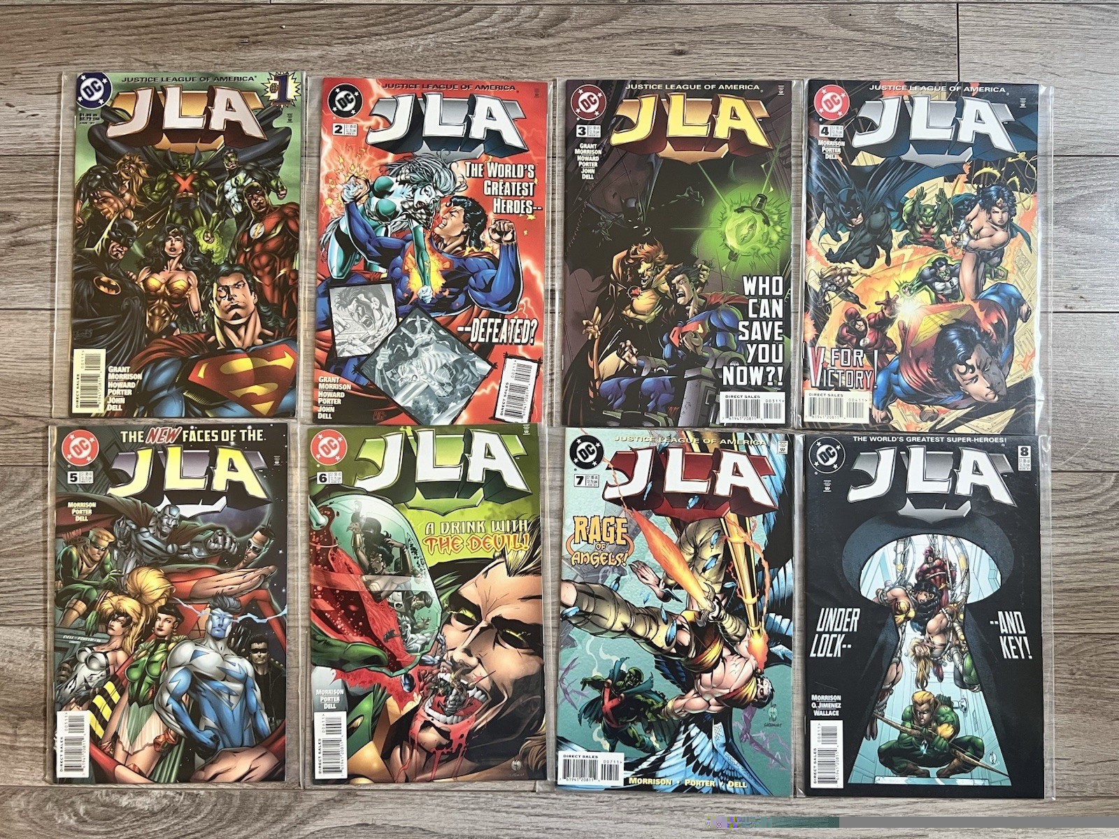 JLA 1-125 & ANNUALS 1-4 & 1,000,000 COMPLETE  SERIES 1997-2006 DC COMICS VF/NM