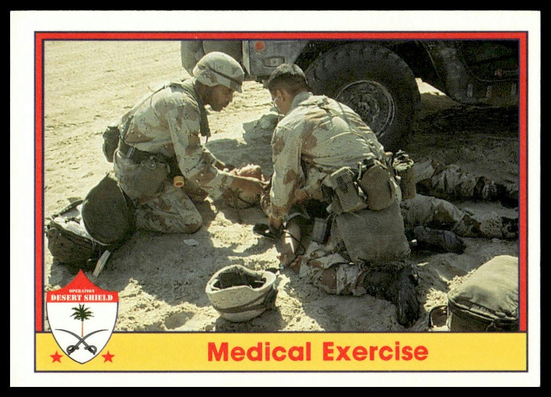 Medical Exercise 1991 Pacific Operation Desert Shield #17 Medics