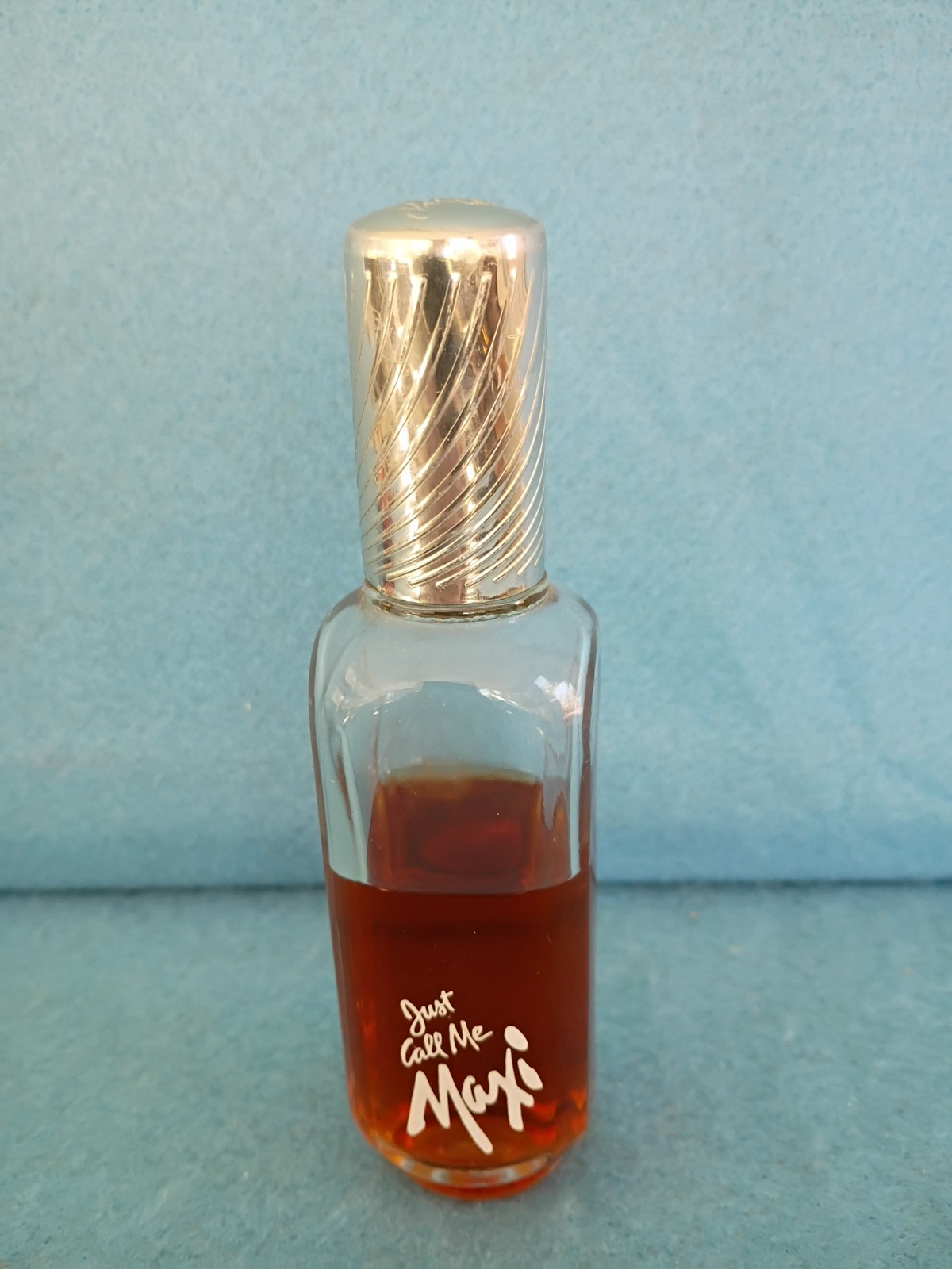 Vtg Just Call Me Maxi 1.9 oz Splash Amplified Cologne Max Factor authentic Used