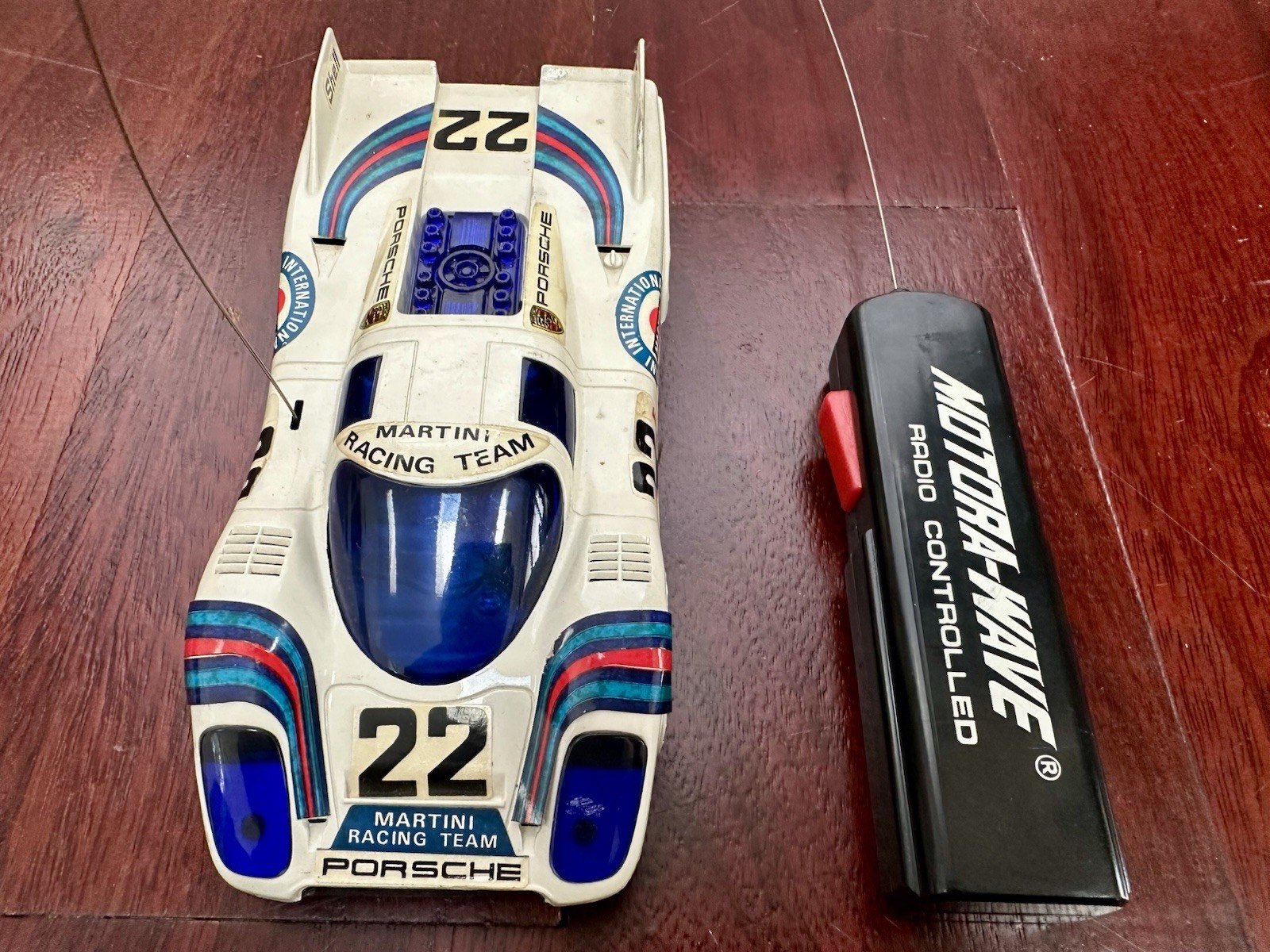 RC Motor Wave Porsche-917K Showa Retro K29 W/ Remote Control - Read Description