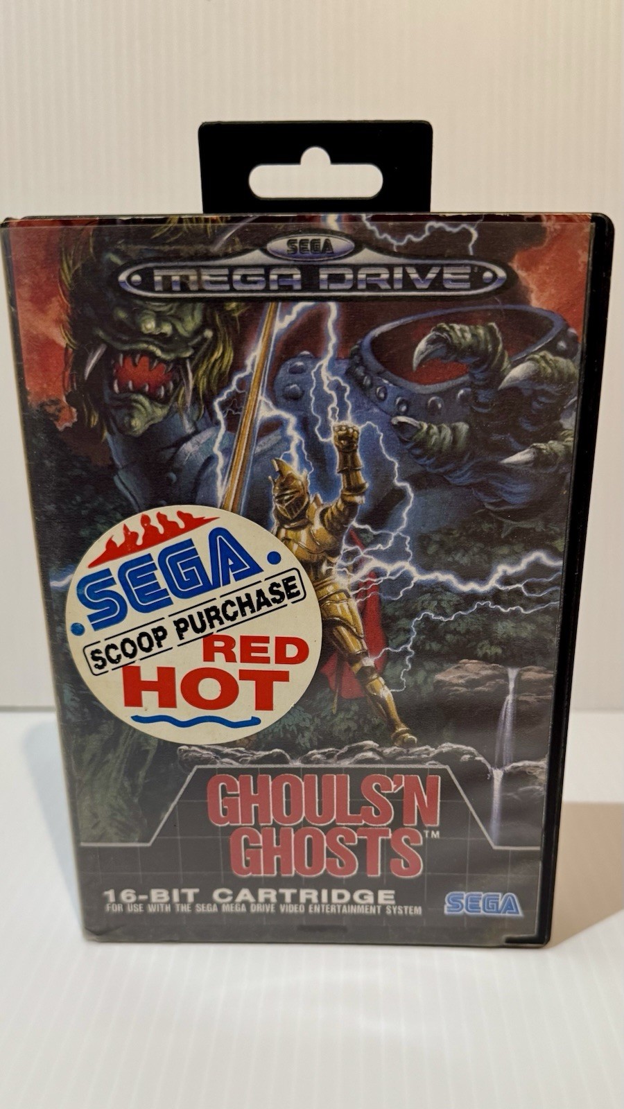 Ghouls\'n Ghosts Sega Mega Drive 16-Bit Action Adventure - Manual Included PAL