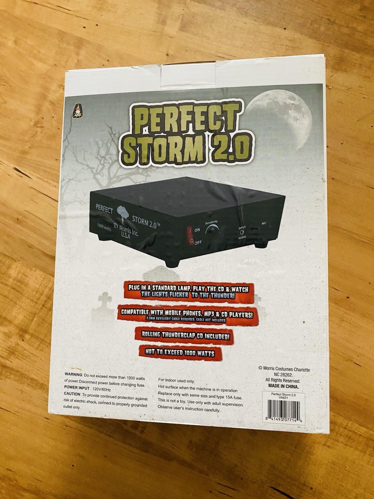 Halloween storm/ Thunder Storm sound effects / Perfect Storm 2.0 in box