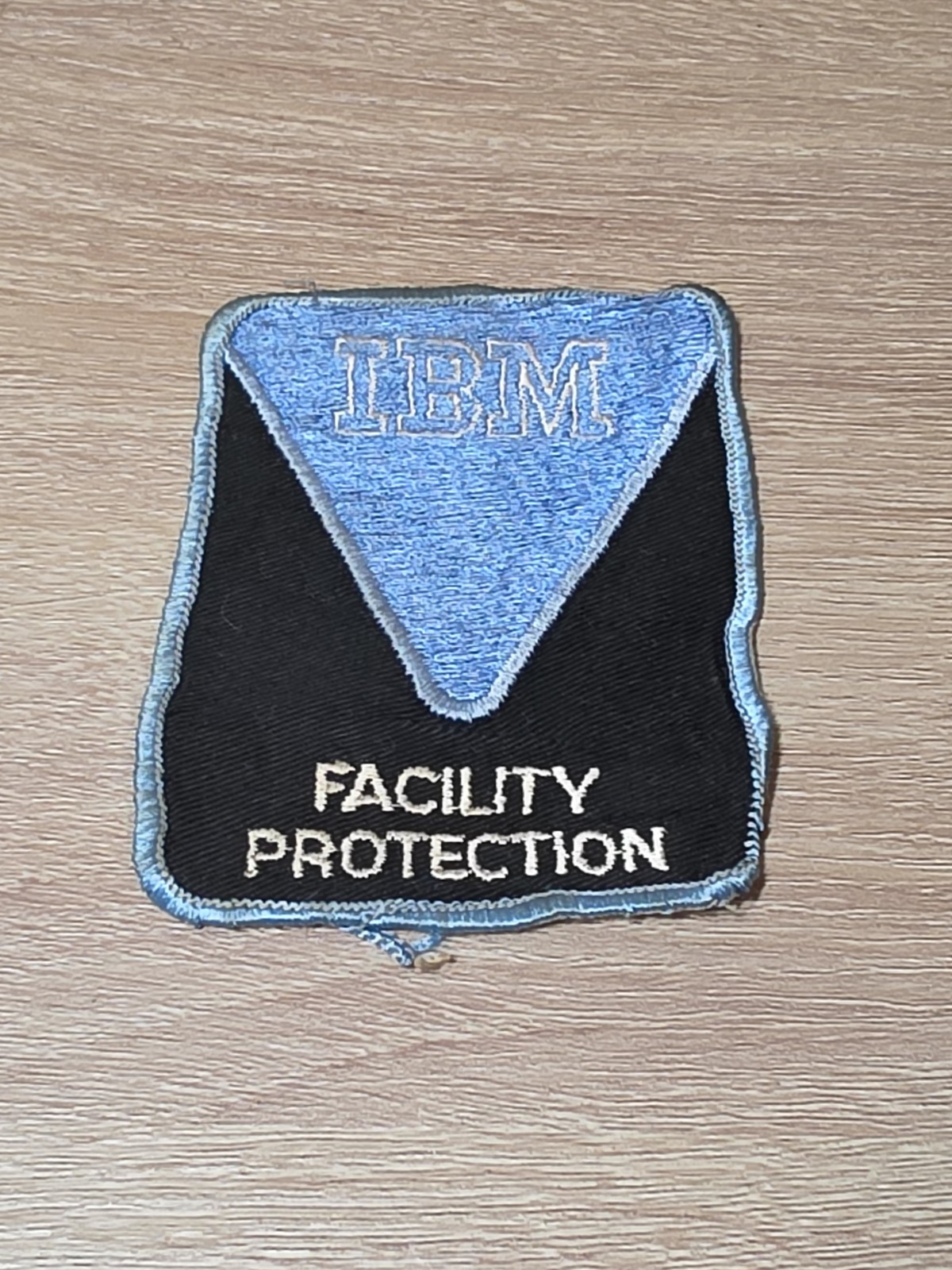 *RARE* IBM Facilities Protection Security Patch EMBROIDERED Vintage Sew On (4”)