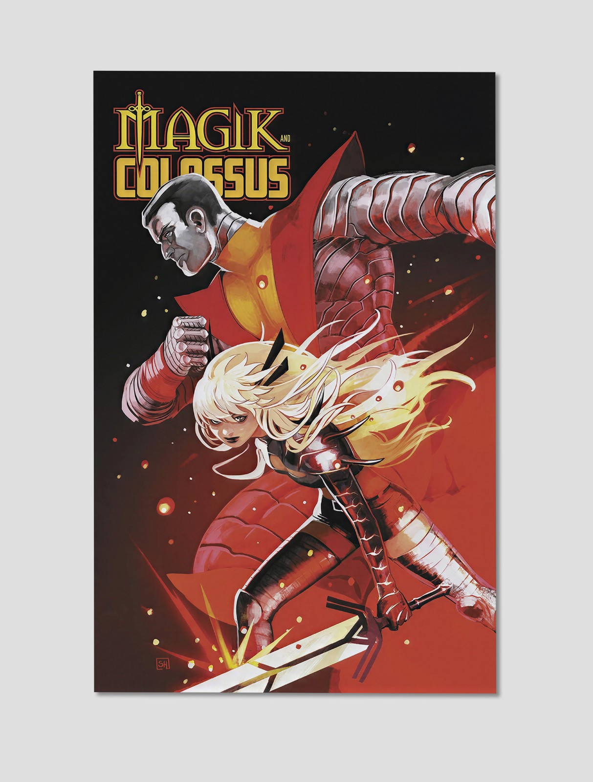 Magik and Colossus X-Men Legends Premium Giclee Print Poster 11x17  Wall Art