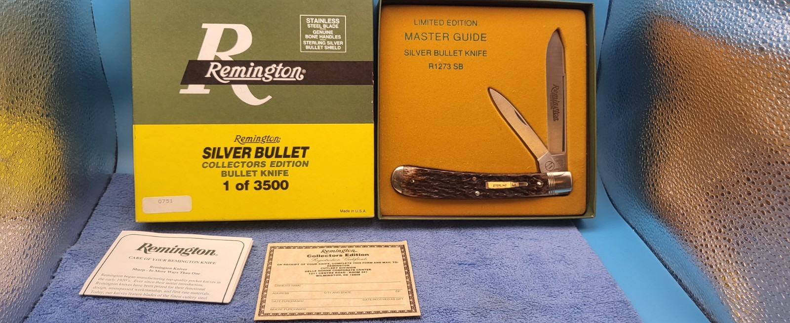 Remington R1273 SB Silver Bullet Master Guide NIB Genuine Bone 1995 S/N 0751