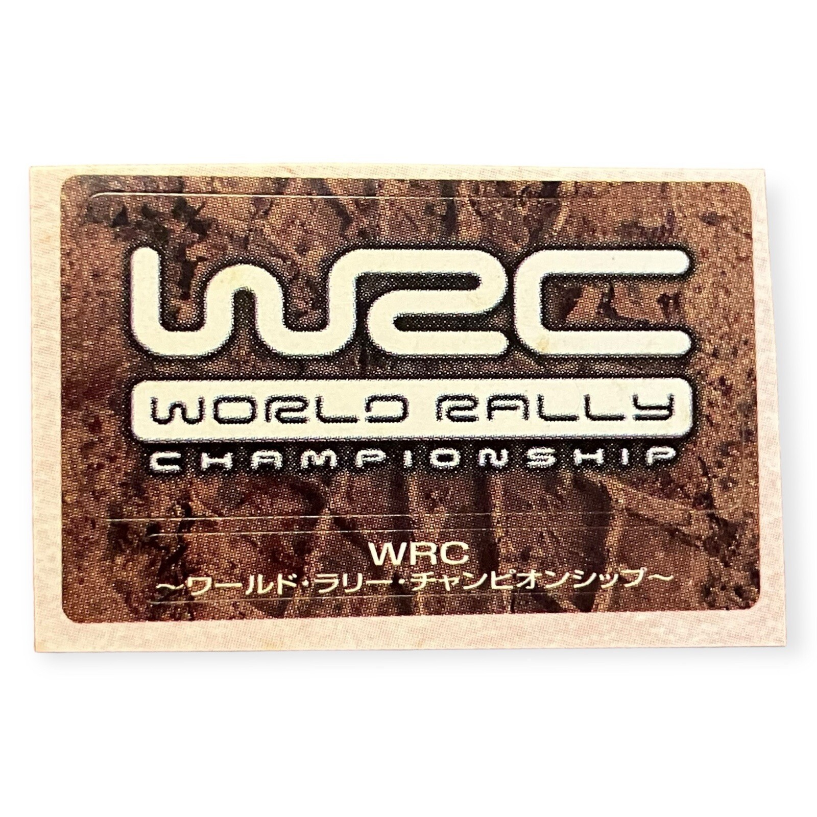 Sony PlayStation 2 PS2 World Rally Championship WRC EA Memory Card Sticker