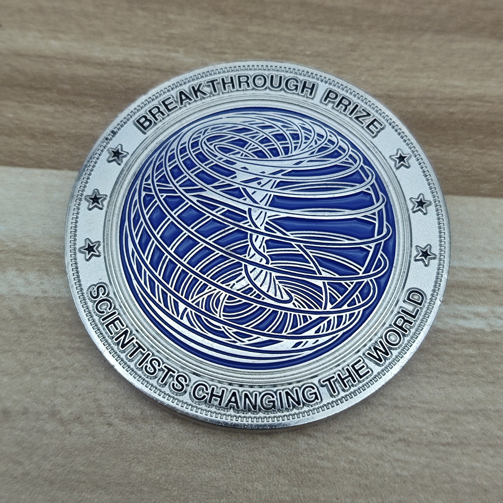 2016 Mathematics Breakthrough Prize Scientists Changing the World Challenge Coin