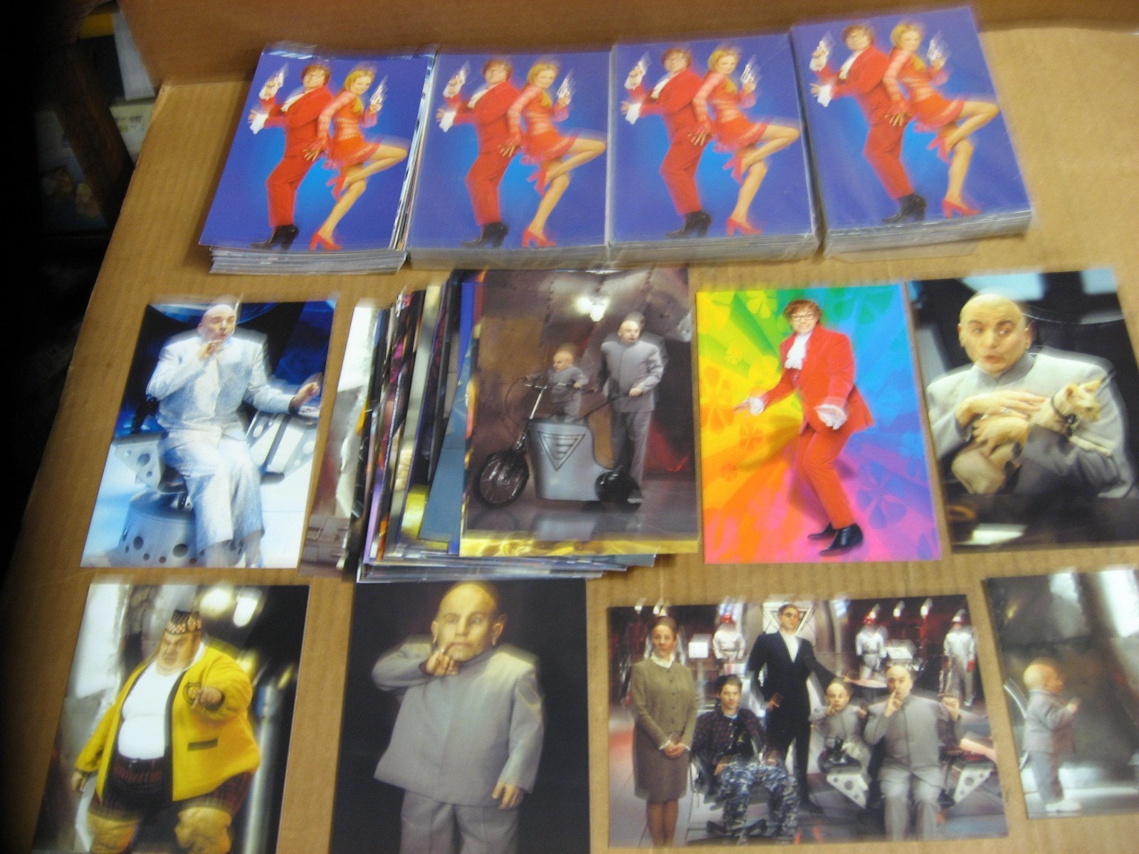 4 Sets 1999 Panini Austin Powers Spy Movie Photocards Complete Set of 72 ea 4x6