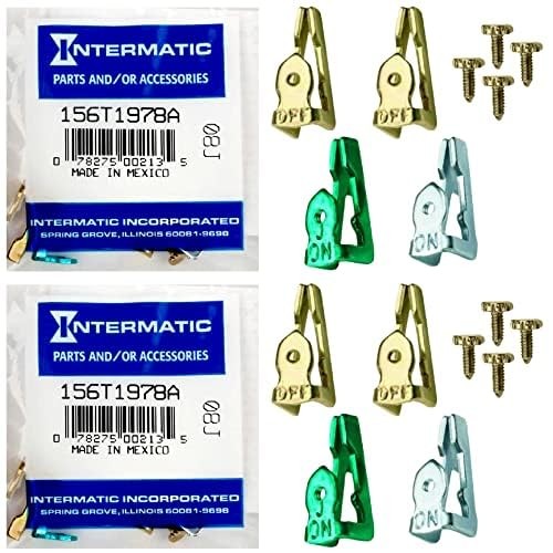 Intermatic 156T1978A Time Switch Tripper Kit - Genuine 2-Pack Trippers - Gold