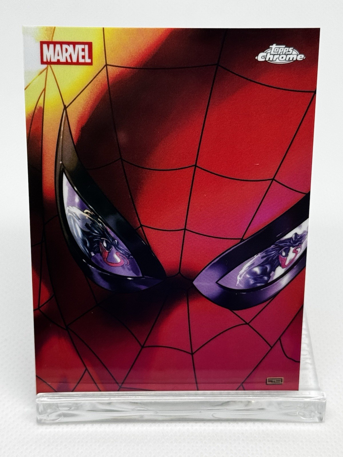 2025 Topps Chrome Marvel Studios Reflections Spider-Man & Venom No. R-2