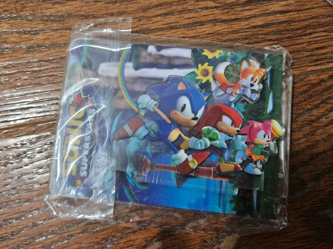 Sonic Superstars Acrylic Display Stand GameStop Preorder Bonus