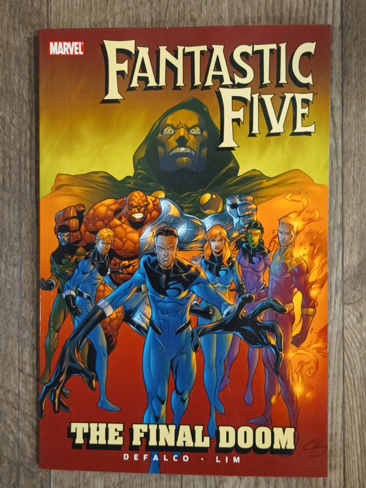 FANTASTIC FIVE: THE FINAL DOOM TPB By Tom Defalco Marvel 