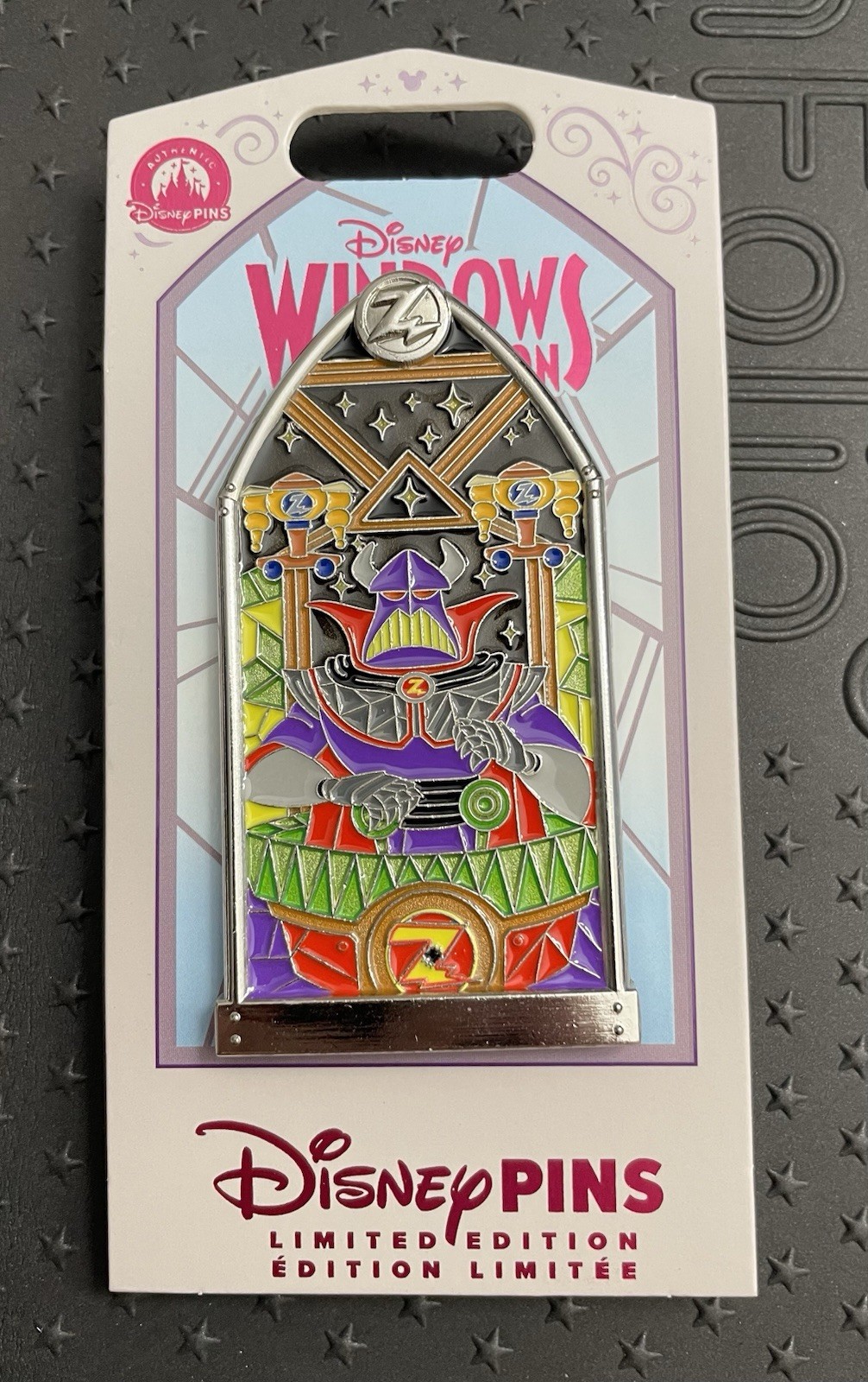 Disney Parks 2026 Windows Of Attraction Emperor Zurg Toy Story LE Pin 8/12