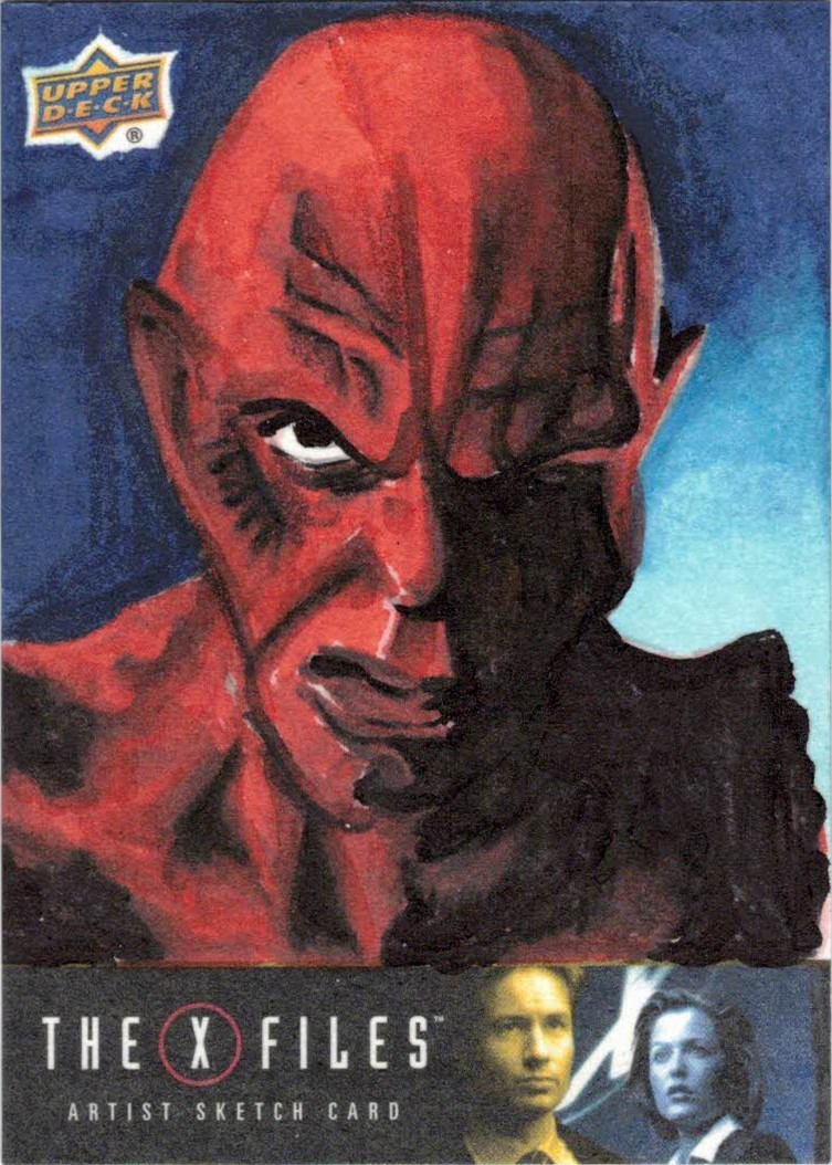 2019 Upper Deck The X-Files Monsters of the Weeks Sketch Card Chris Thorne 1/1