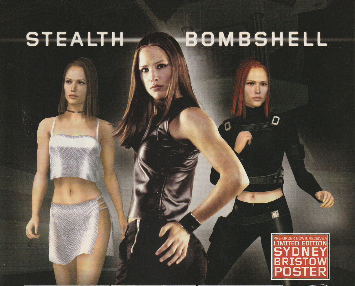 Vintage 2004 ALIAS Stealth Original PS2 Print Ad 20x26cm Jennifer Garner GPM 185