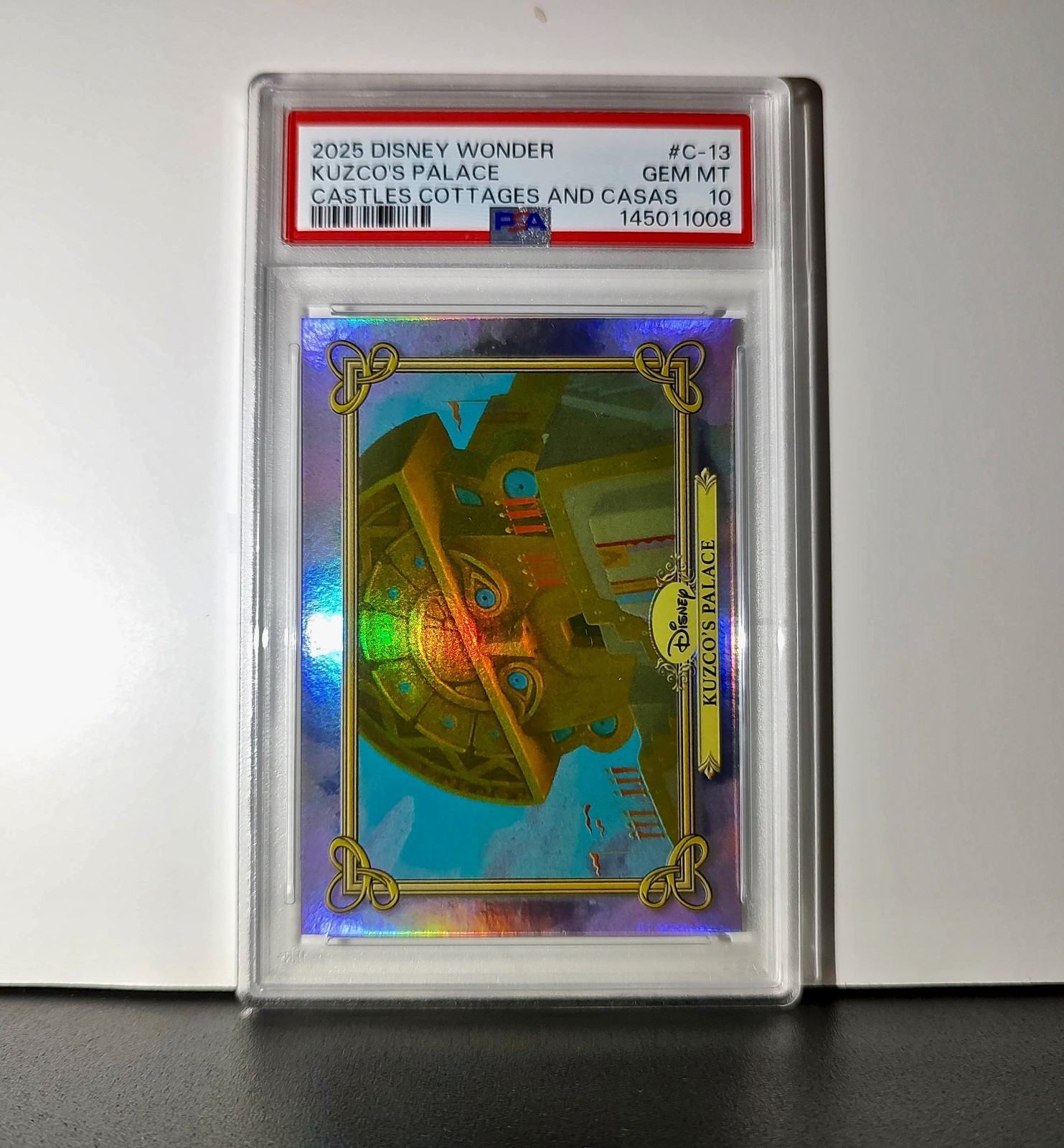 Kuzco's Palace 2025 Topps Disney #C-13 Card The Emperor's New Groove PSA 10