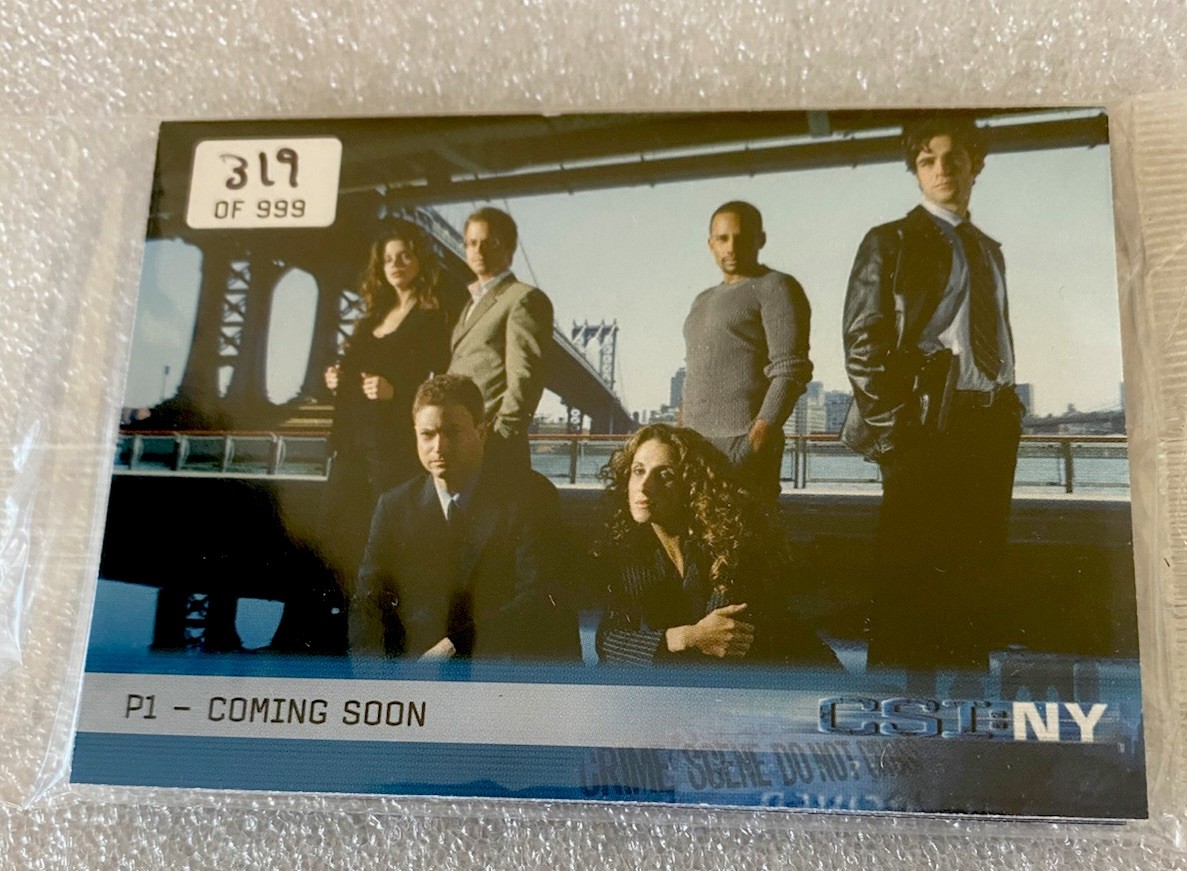 CSi New York -  Card Collection Promo Card Set -  319/999 by Strictly Ink