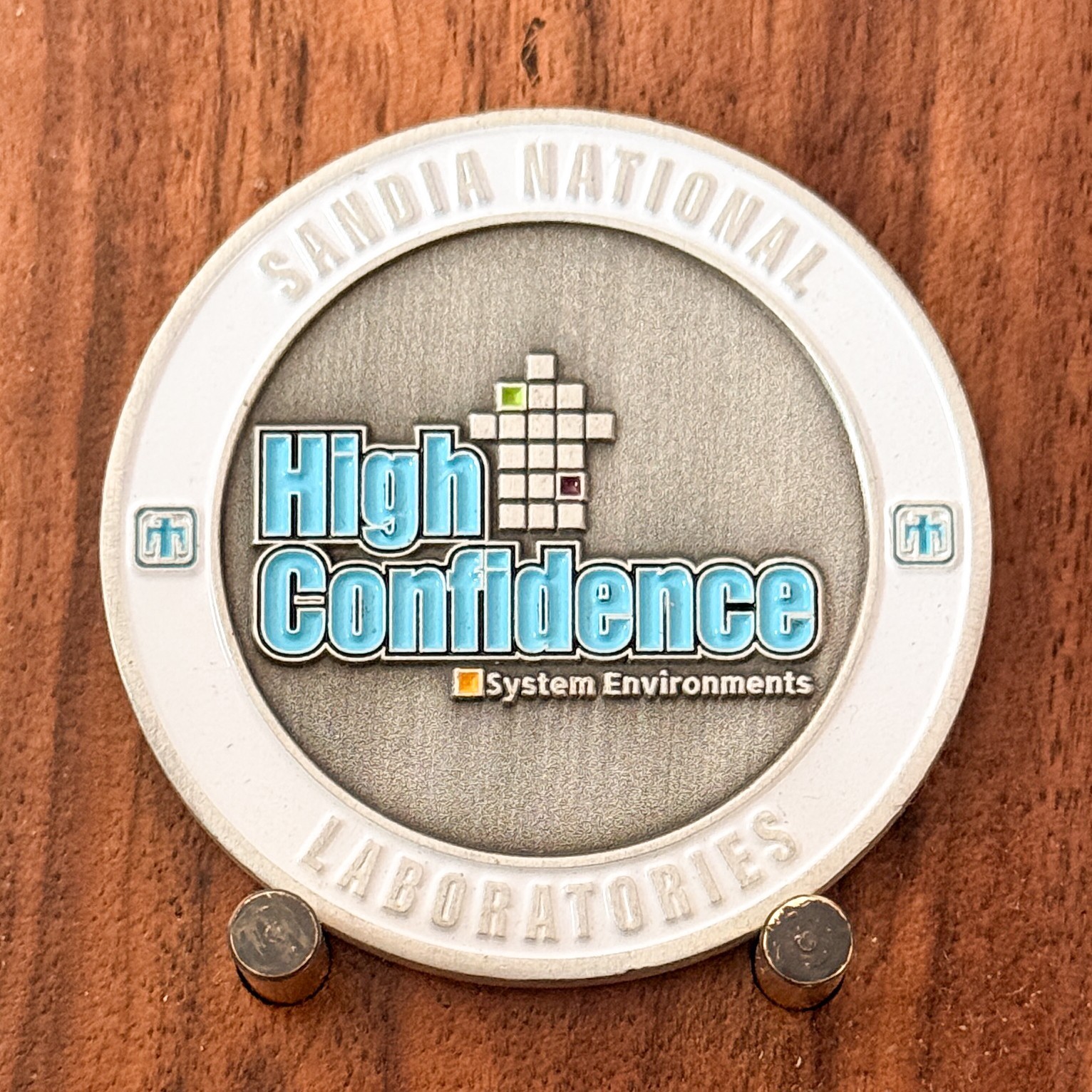 Sandia National Labs High Confidence Systems Silver Challenge Coin  1#43