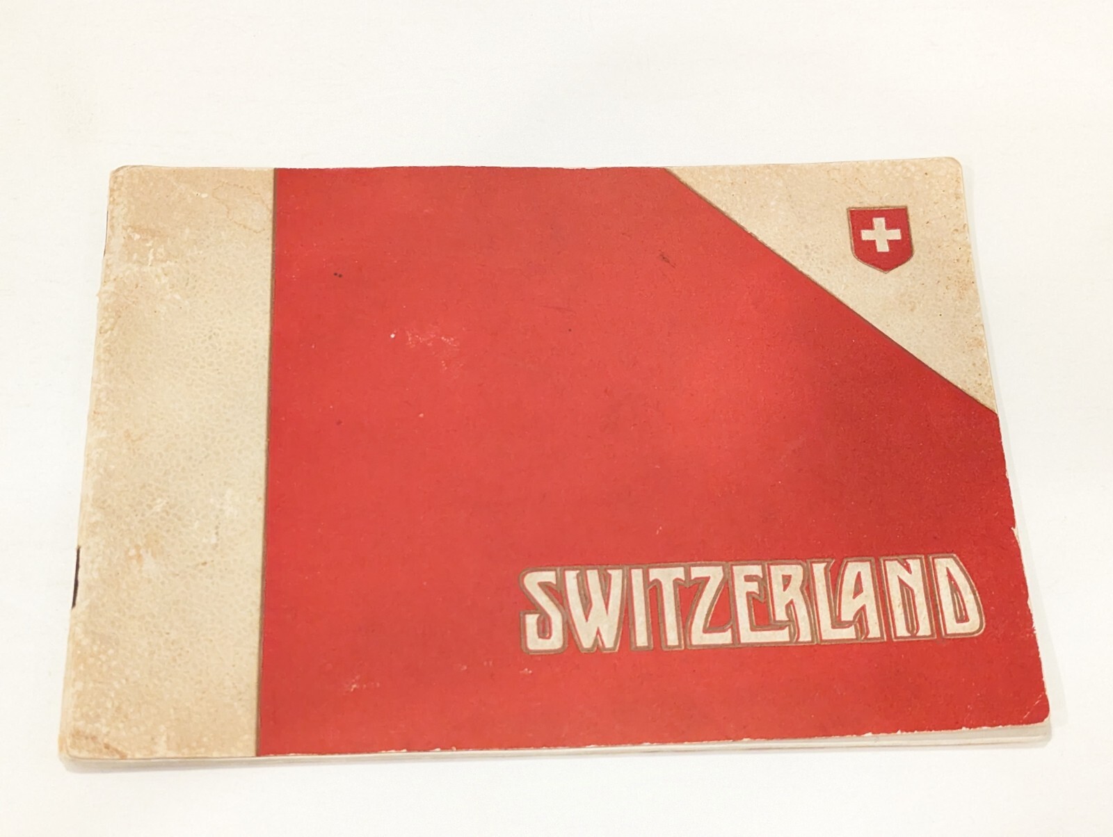Antique 1907 Tourists Guide to Switzerland by Swiss Federal Railways