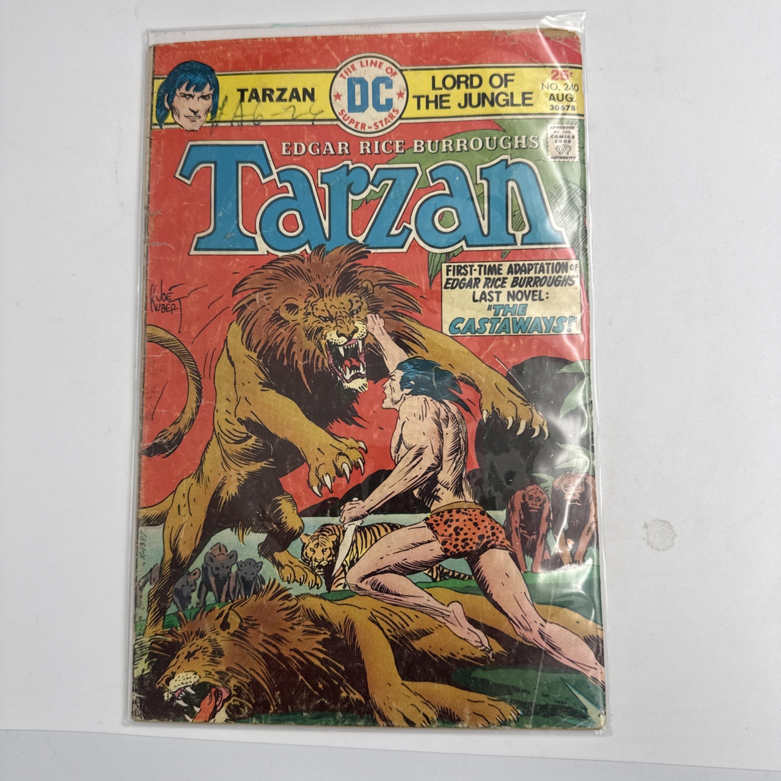 TARZAN DC Comic Book #240 \