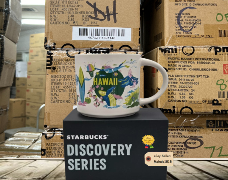 Starbucks Hawaii Collection Discovery Mug – Hawaii Edition – Brand New in Box