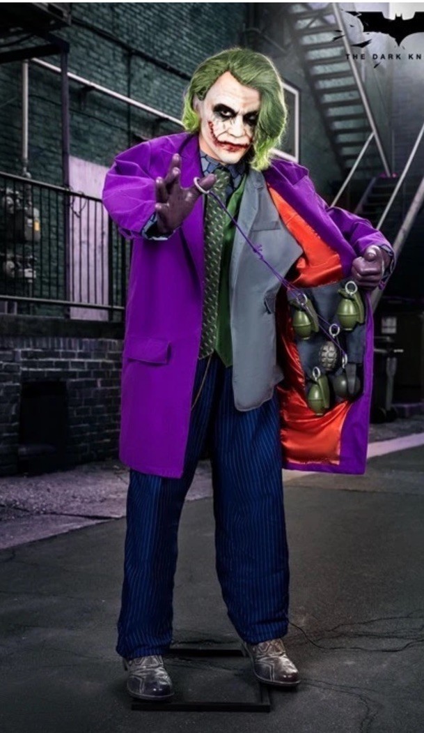 PREORDER ANIMATED DC BATMAN DARK KNIGHT JOKER HALLOWEEN ANIMATRONIC