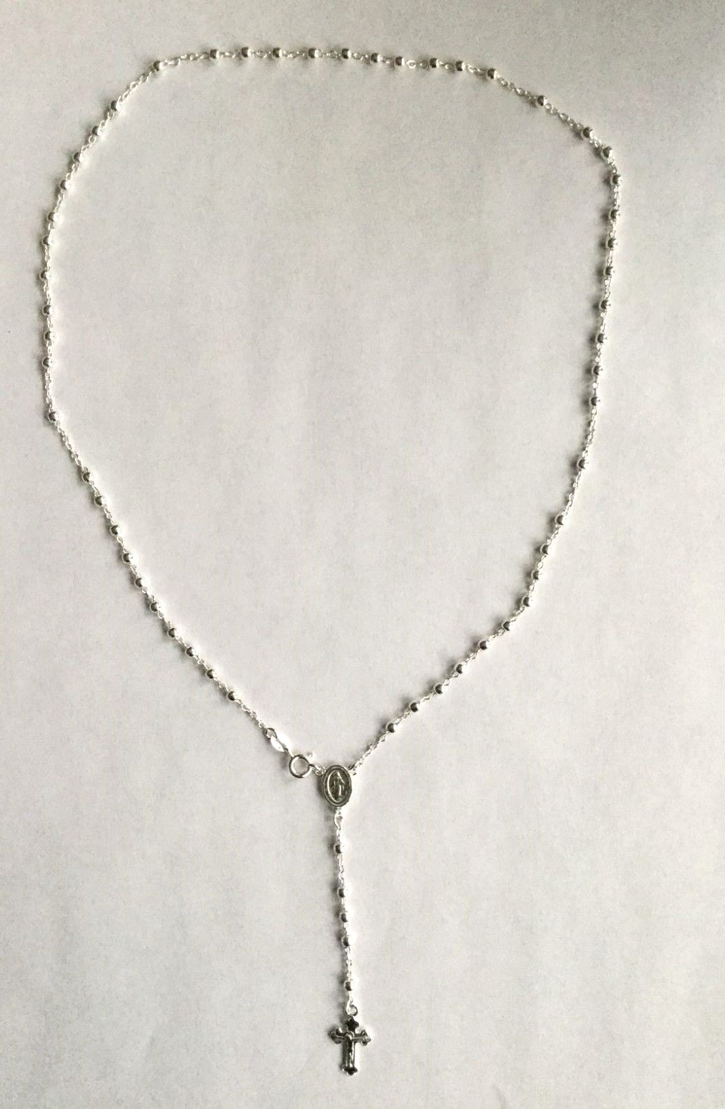 925 STERLING SILVER ITALIAN ROSARY 20