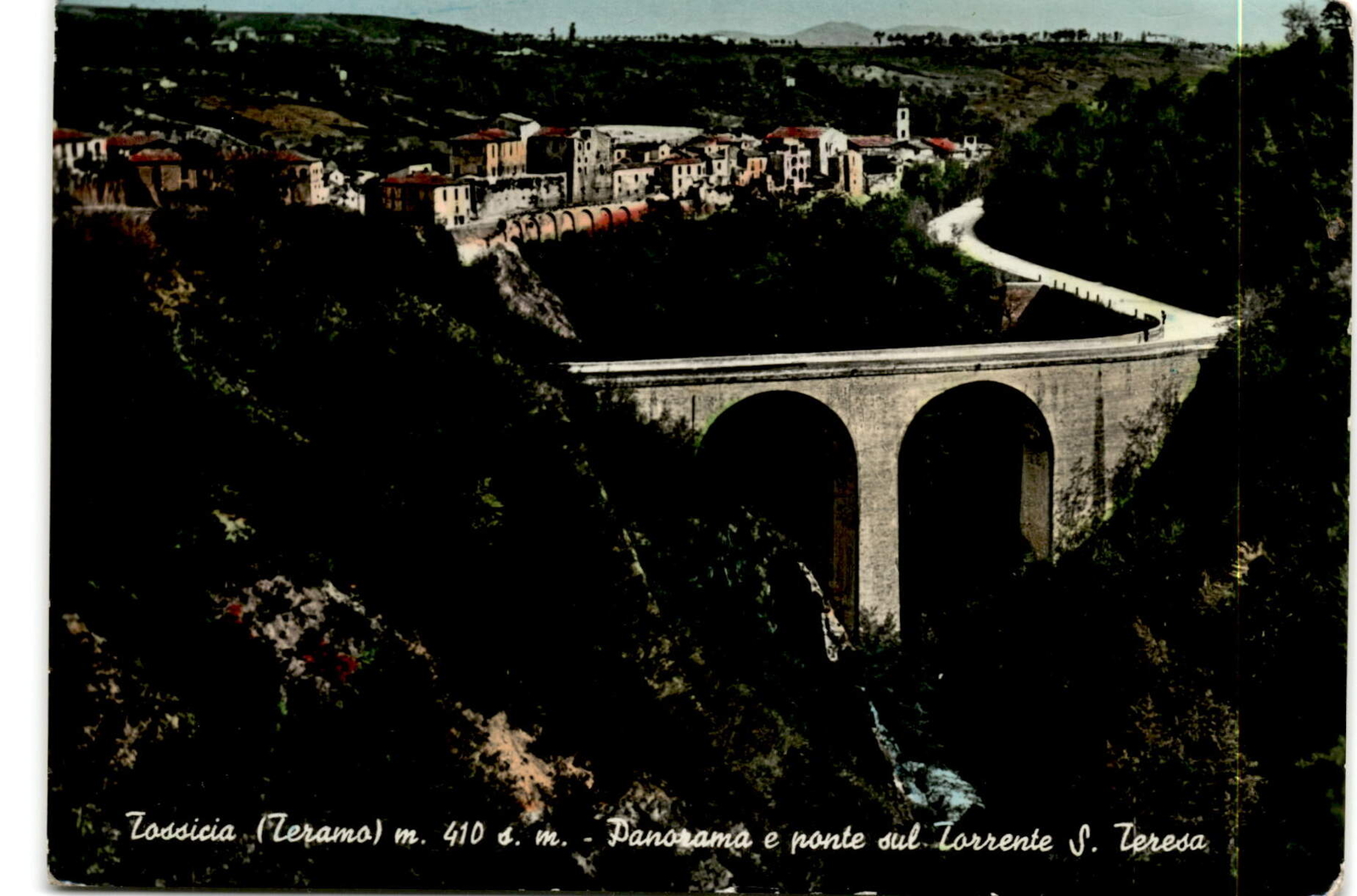 Tossicia, Teramo, Italy, Altitude 410 meters, Torrente S. Teresa Postcard