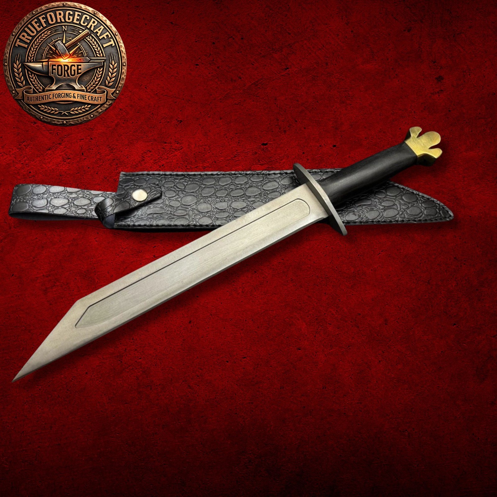 Handmade Uhtred's Wasp Sting Knife The Last Kingdom Replica Bowie Knife