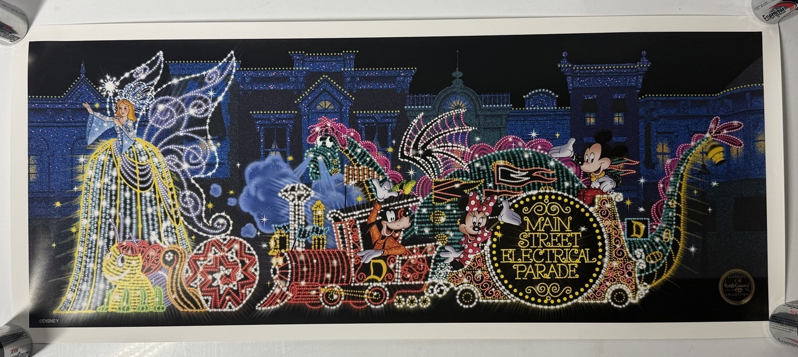 Main Street Electrical Parade Vintage Disney Theme Park Poster
